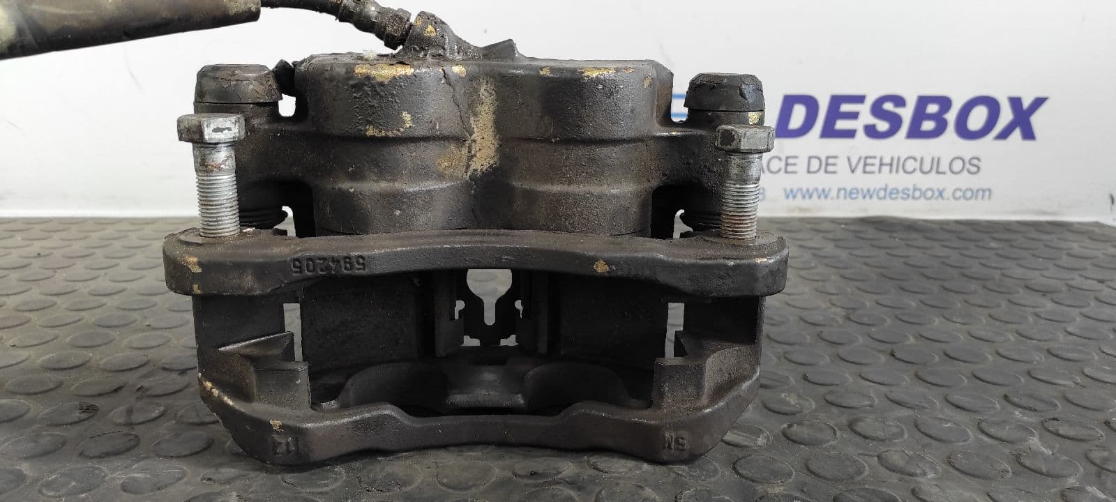 Recambio de PINZA DE FRENO DELANTERA IZQUIERDA para RENAULT MASCOTT ZD3A604 referencia OEM IAM 777433   - BLANCO 8