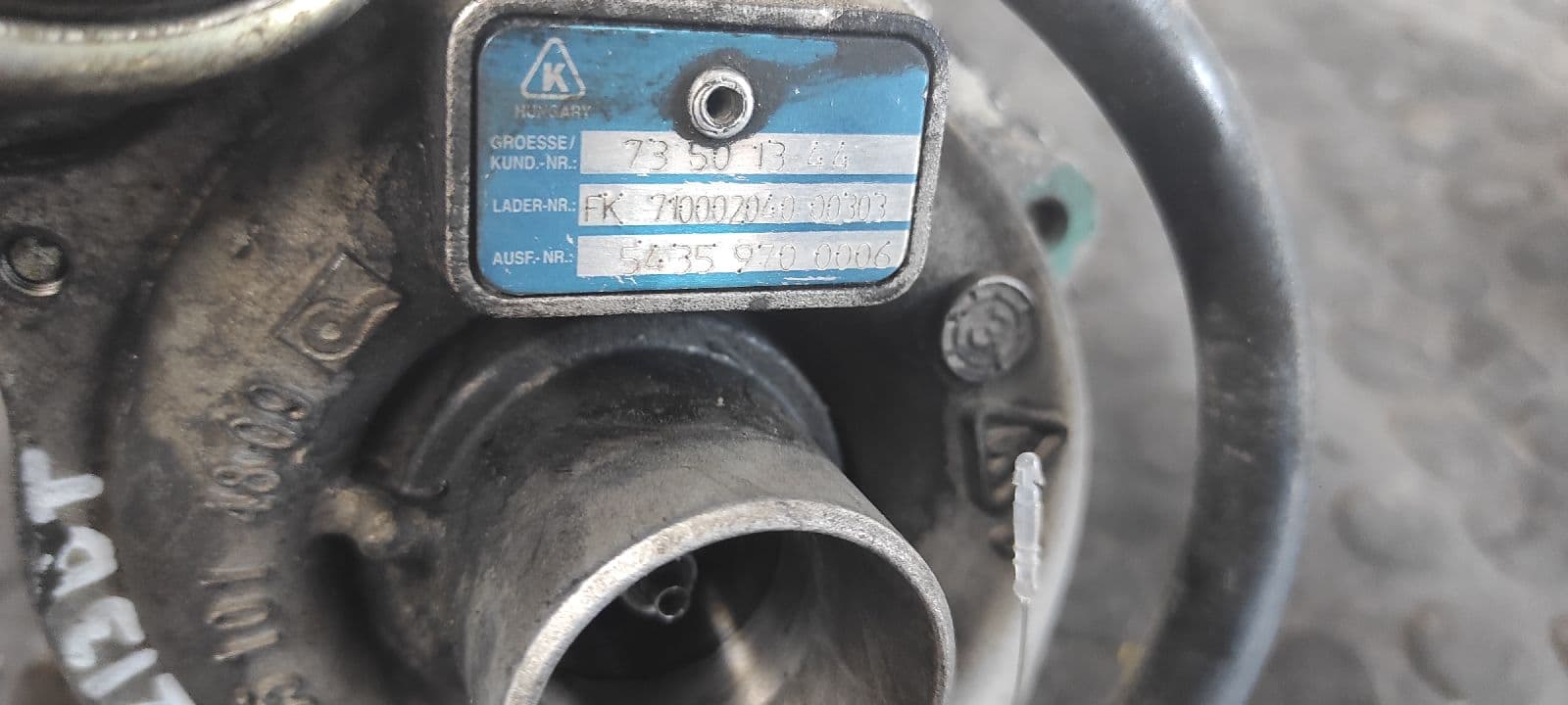 Recambio de TURBOCOMPRESOR para OPEL CORSA C 1.3 16V CDTI CAT (Z 13 DT / LN9) Z13DT referencia OEM IAM 73501344 5