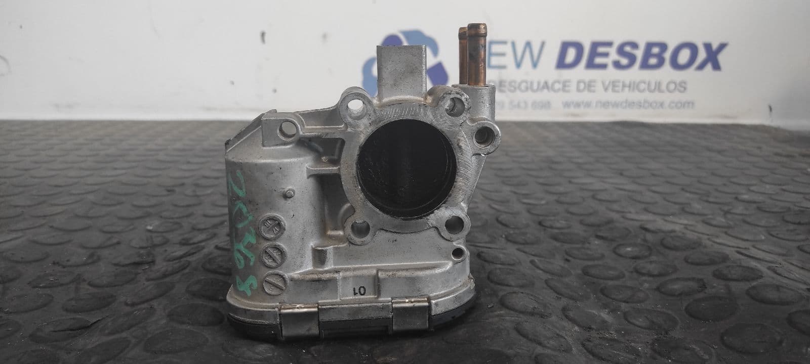 Recambio de CAJA MARIPOSA para OPEL CORSA C Z10XE referencia OEM IAM 9157512   - AZUL 2