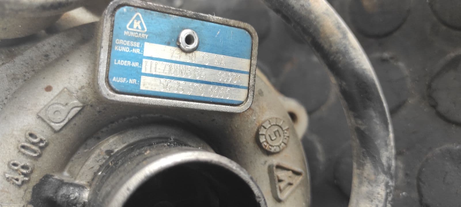 Recambio de TURBOCOMPRESOR para OPEL CORSA C 1.3 16V CDTI CAT (Z 13 DT / LN9) Z13DT referencia OEM IAM 73501344 6