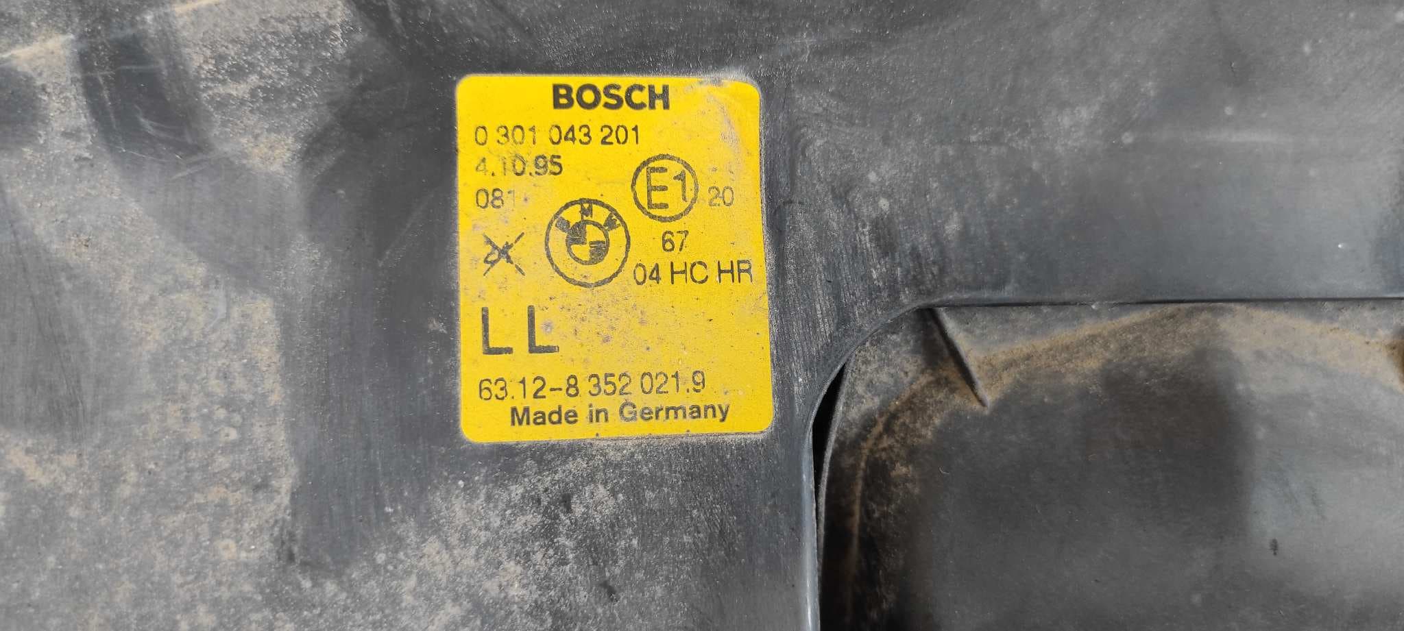 Recambio de FARO IZQUIERDO para BMW SERIE 7 (E38) 2.8 24V CAT 286S1G     referencia OEM IAM 631283520219   - GRIS 6