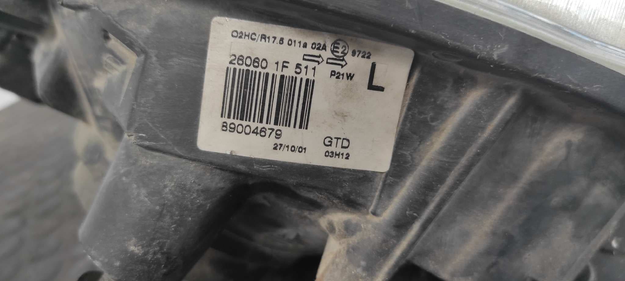 Recambio de FARO IZQUIERDO para NISSAN MICRA (K11) referencia OEM IAM 89004679 6