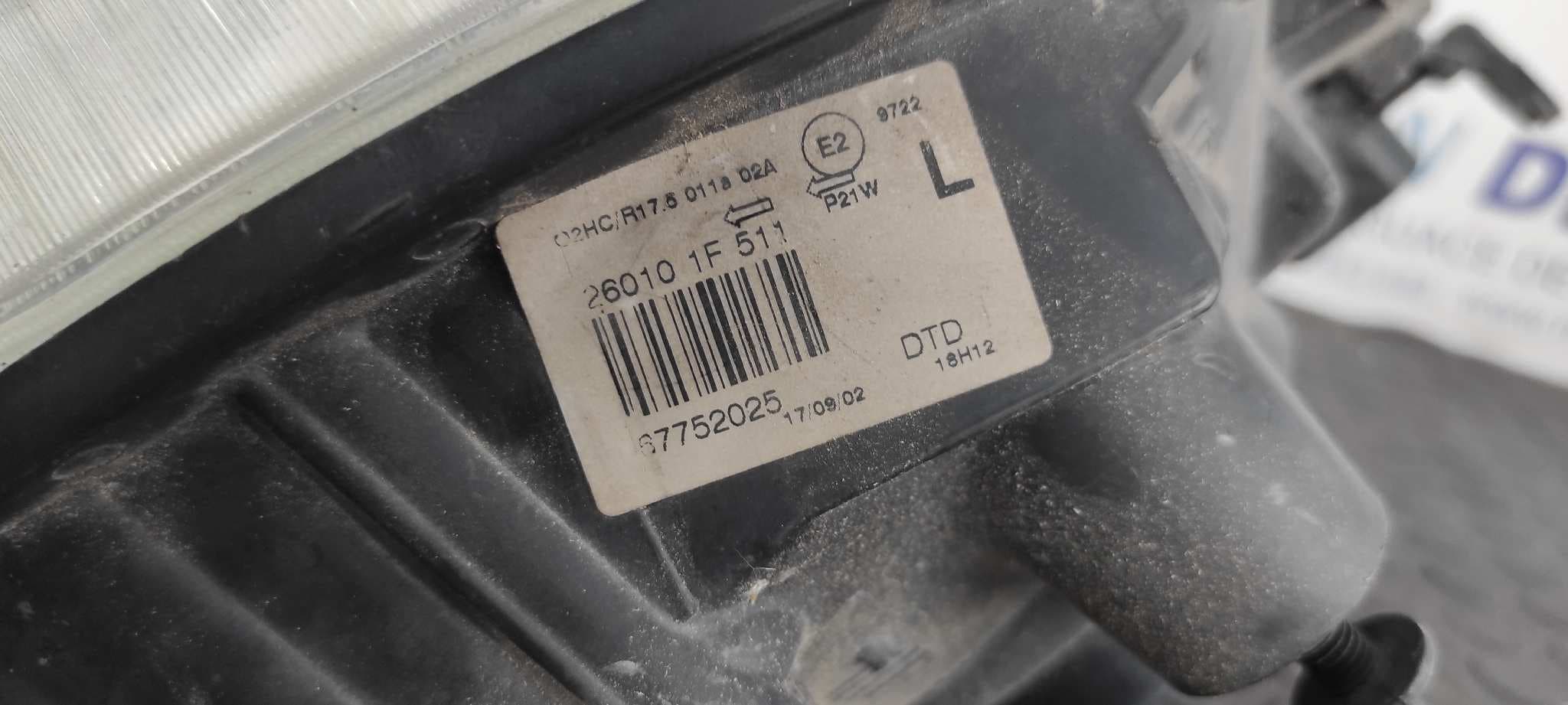 Recambio de FARO DERECHO para NISSAN MICRA (K11) referencia OEM IAM 67752025 5