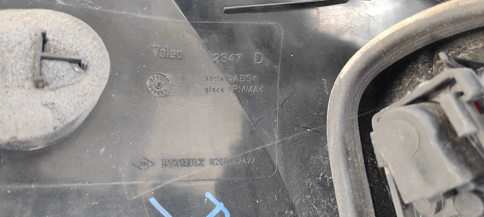Recambio de PILOTO TRASERO DERECHO para RENAULT LAGUNA II GRANDTOUR (KG0) 1.9 dCi Diesel F9Q C7 referencia OEM IAM 8200002472   - DORADO 8