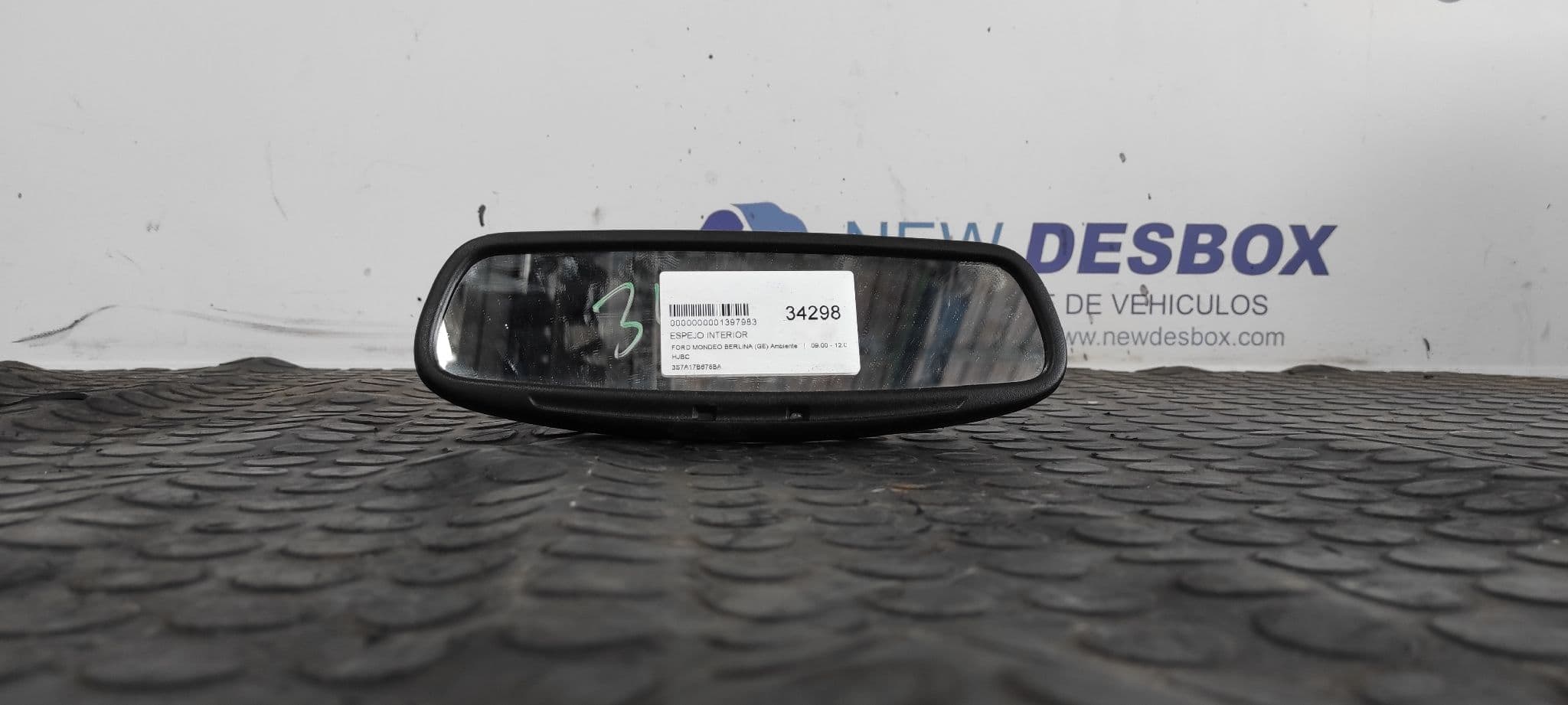 Recambio de ESPEJO para FORD MONDEO BERLINA (GE) Ambiente HJBC referencia OEM IAM 3S7A17B678BA   - BLANCO