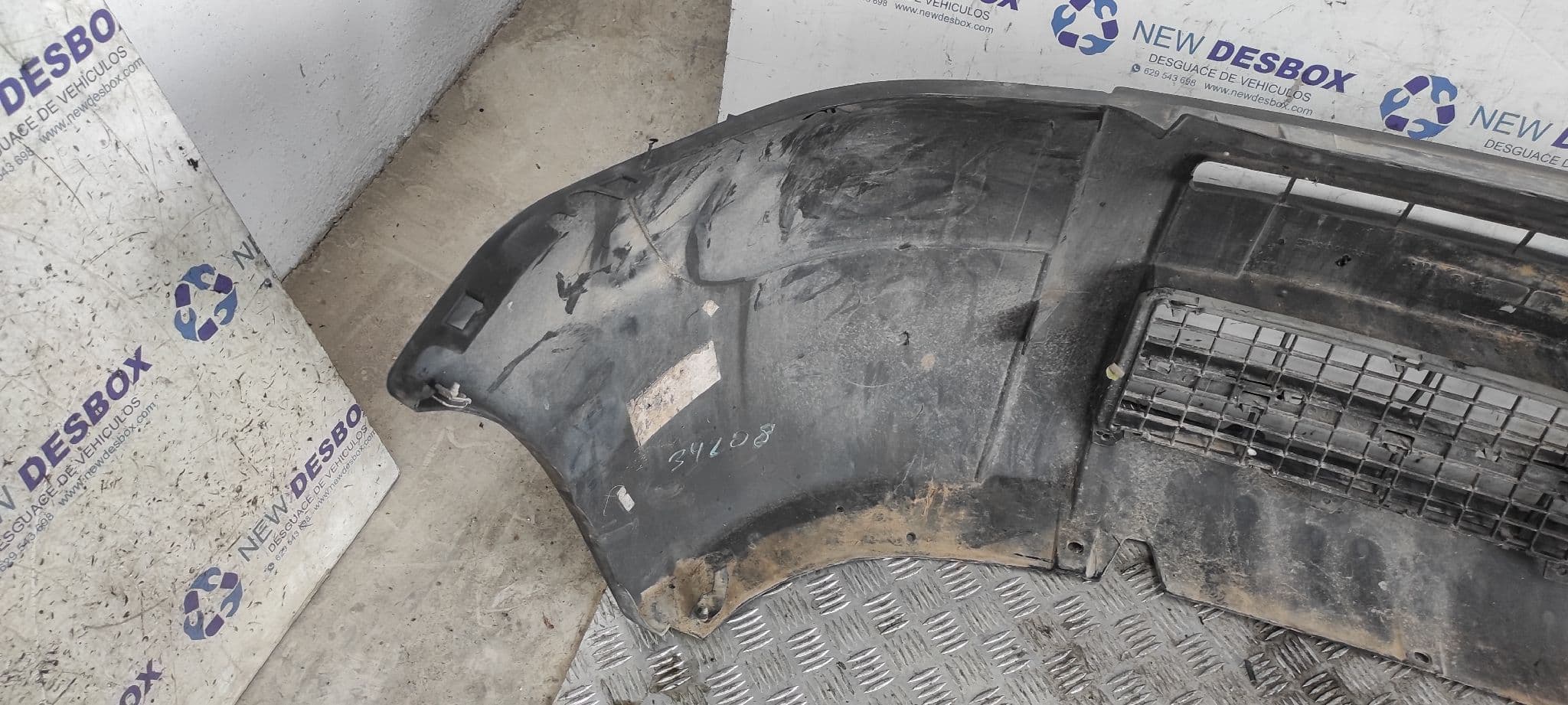 Recambio de PARAGOLPES DELANTERO para PEUGEOT PARTNER (S2) 1.9 Diesel WJYDW8B referencia OEM IAM    - GRIS 3