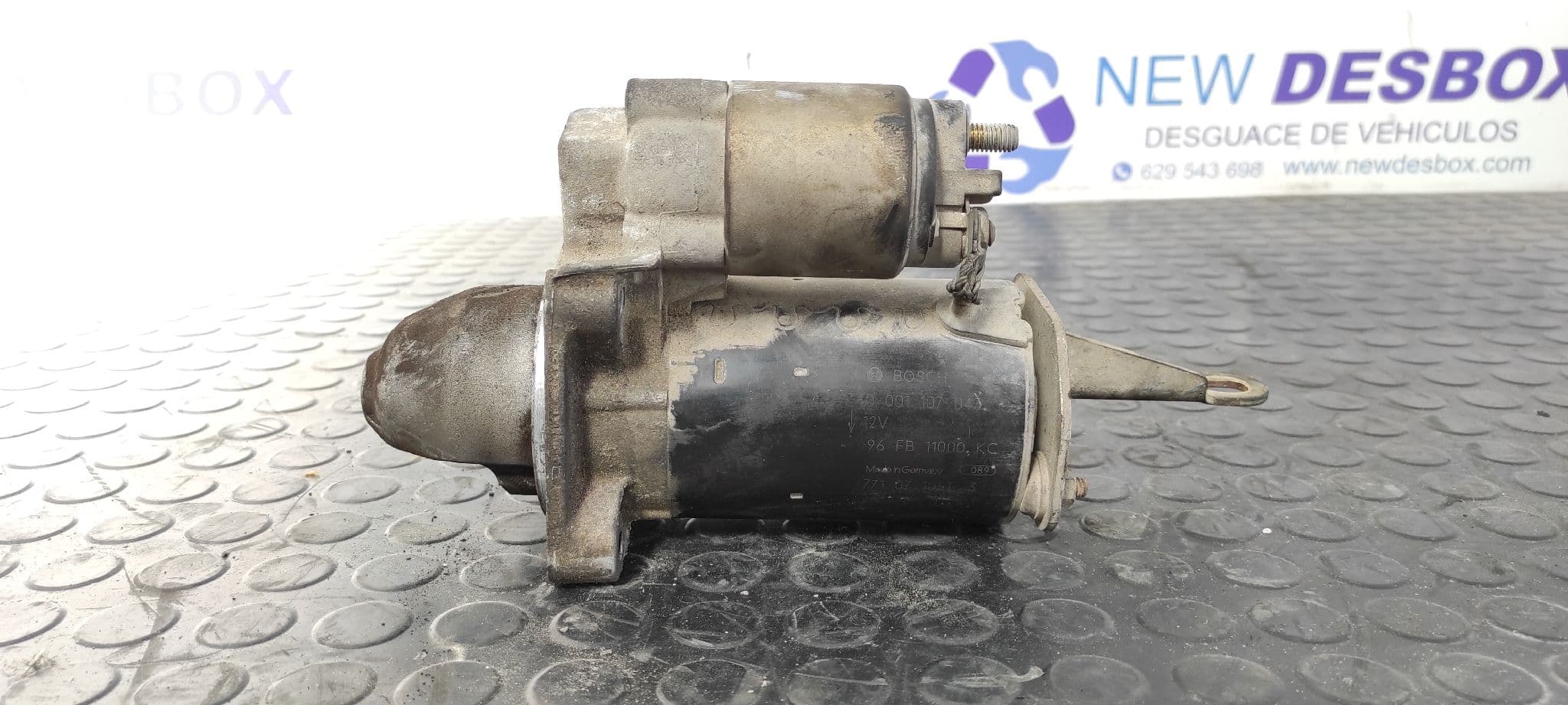 Recambio de MOTOR ARRANQUE para FORD PUMA (CCE) 1.7 16V CAT MHA referencia OEM IAM 96FB11000KC   - ROJO 5
