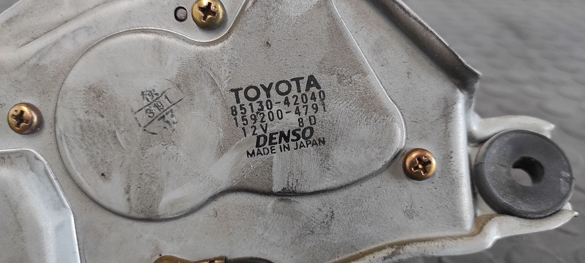 Recambio de MOTOR LIMPIA TRASERO para TOYOTA RAV 4 (A2) 1ZZ-FE referencia OEM IAM 8513042040   - BLANCO 5