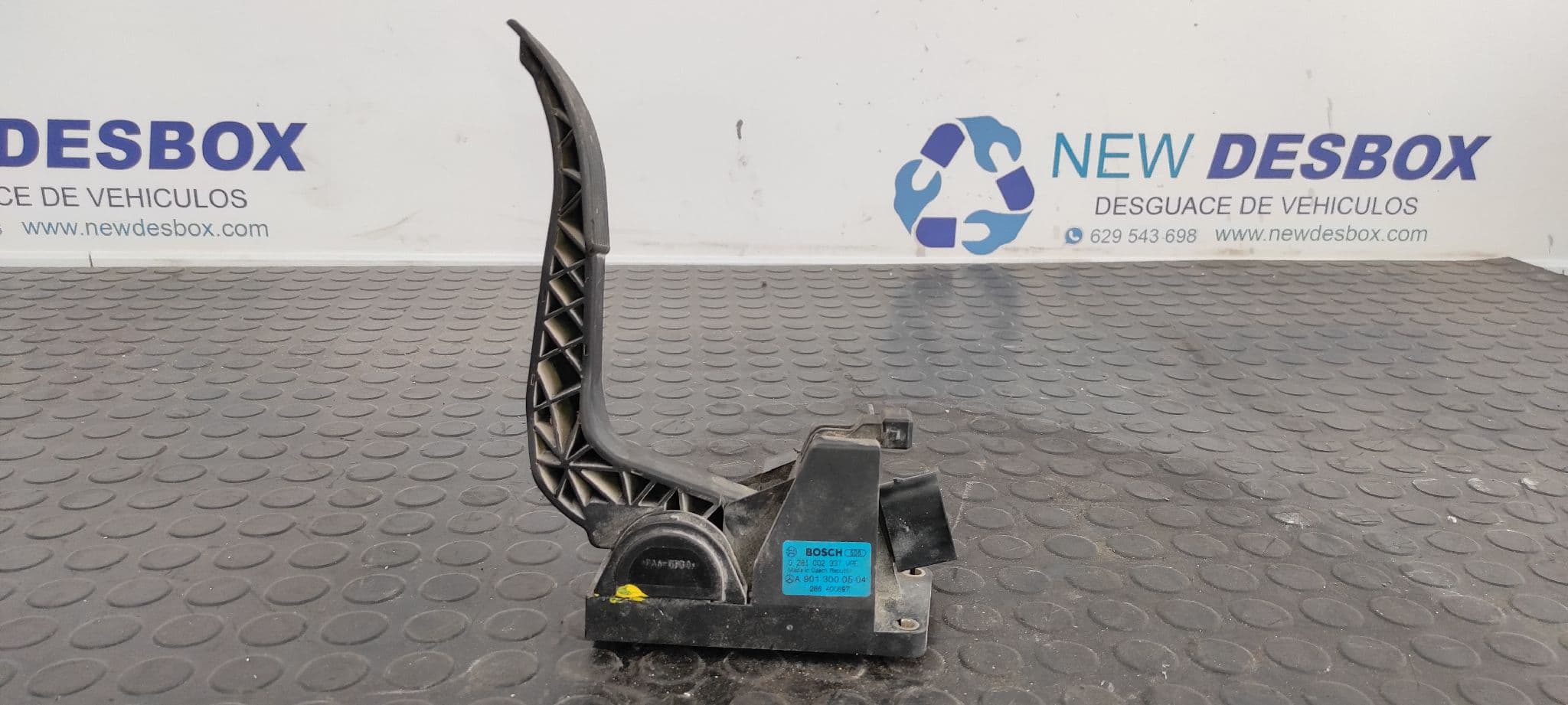 Recambio de POTENCIOMETRO PEDAL para MERCEDES-BENZ VITO (W638) CAJA CERRADA 2.2 16V CDI Turbodiesel CAT 611980 referencia OEM IAM A9013000504   - AMARILLO 4