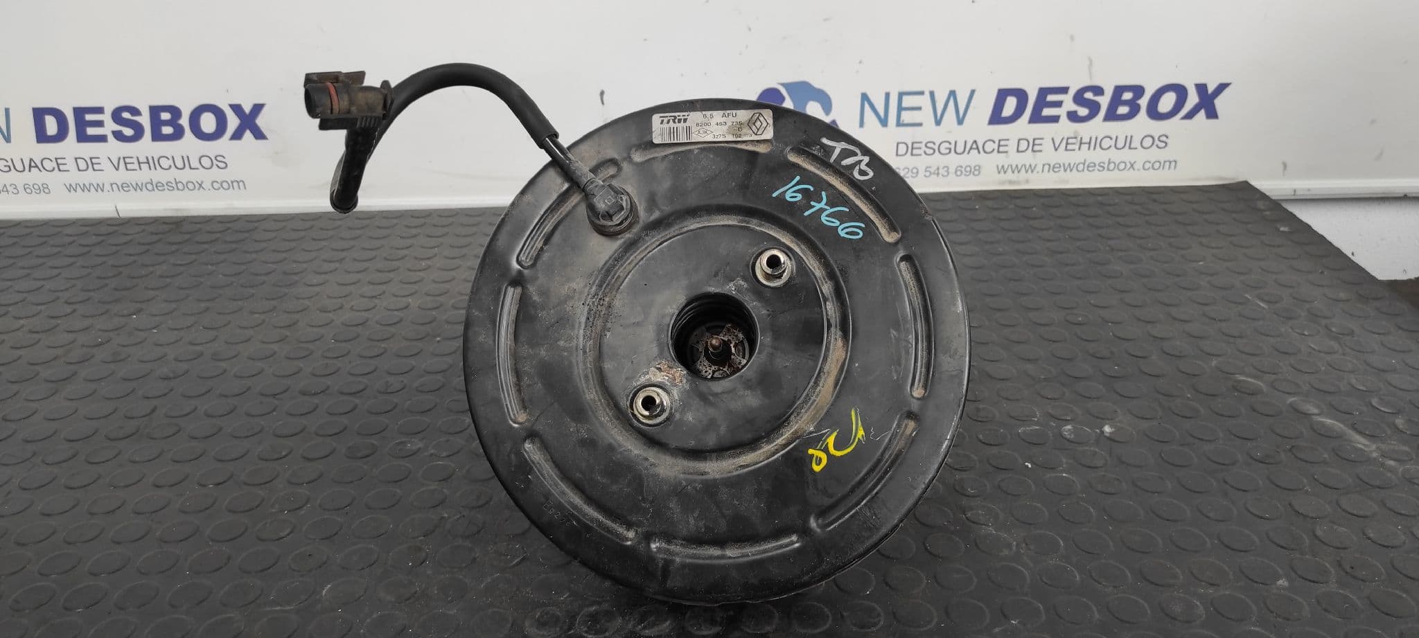 Recambio de SERVOFRENO para RENAULT MEGANE II COUPE/CABRIO Emotion            referencia OEM IAM 8200453735   - ROJO