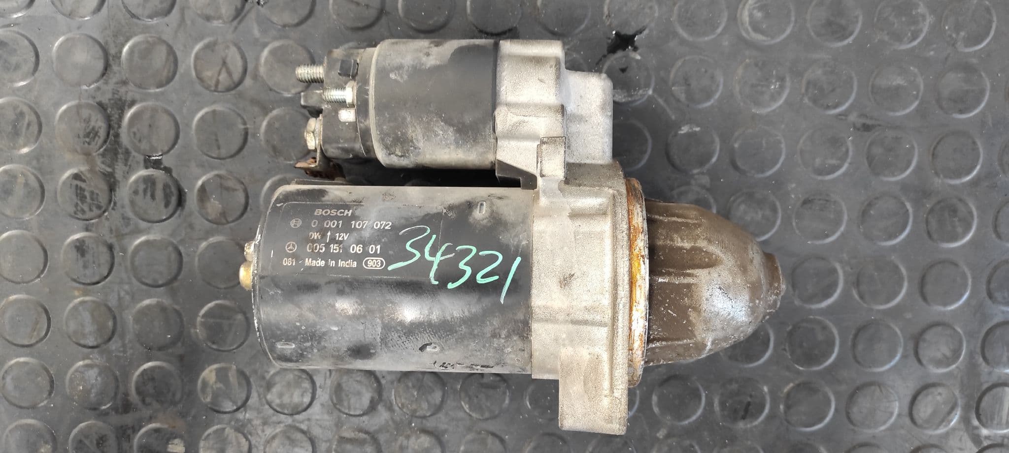 Recambio de MOTOR ARRANQUE para MERCEDES-BENZ CLASE C (W203) BERLINA 111955 referencia OEM IAM 0051510601   - PLATA 4