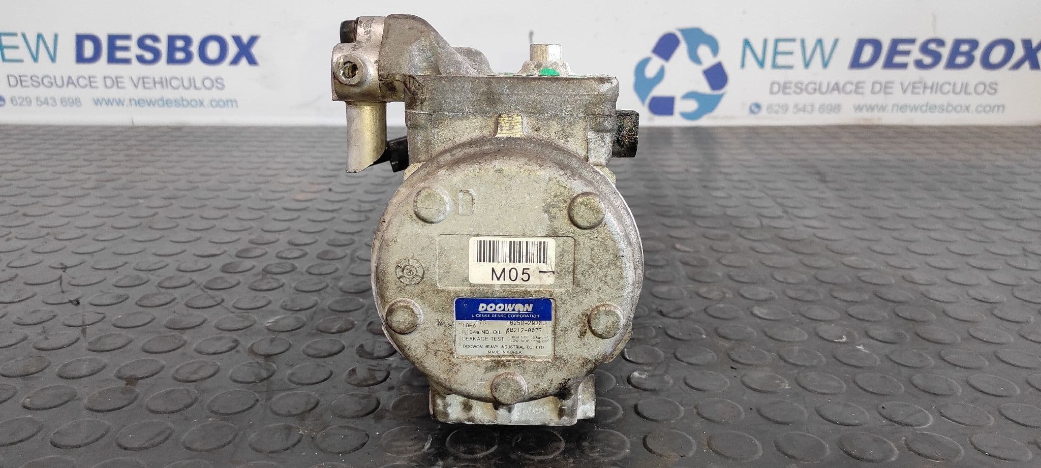 Recambio de COMPRESOR AIRE ACONDICIONADO para HYUNDAI TUCSON (JM) D4EA referencia OEM IAM 162502920J   - AZUL 6
