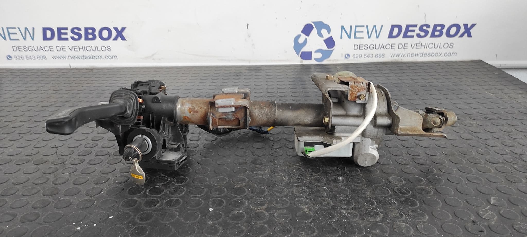 Recambio de COLUMNA DIRECCION para OPEL AGILA Básico Z12XE referencia OEM IAM 3872083E20   - GRIS PLATA 2