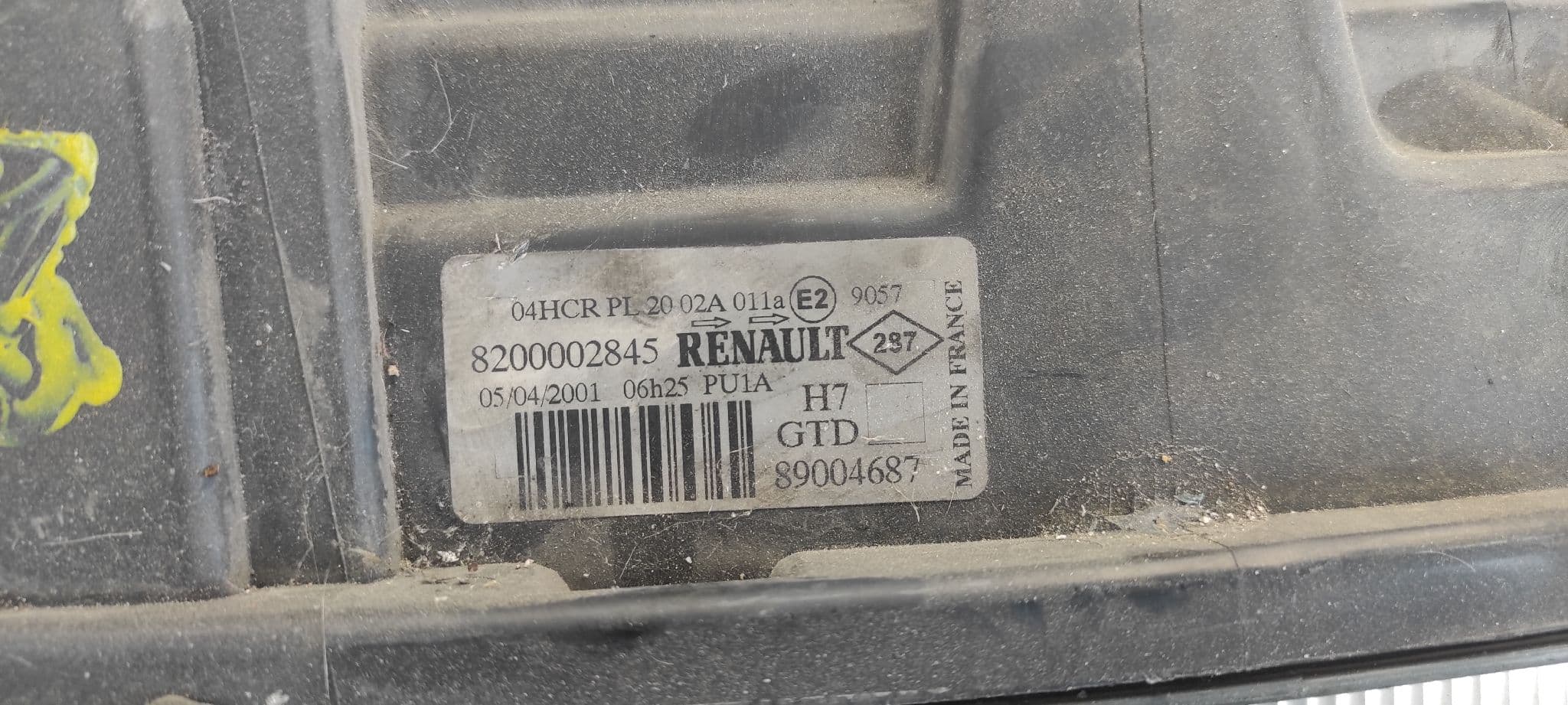 Recambio de FARO IZQUIERDO para RENAULT LAGUNA II (BG0) referencia OEM IAM 8200002845 6