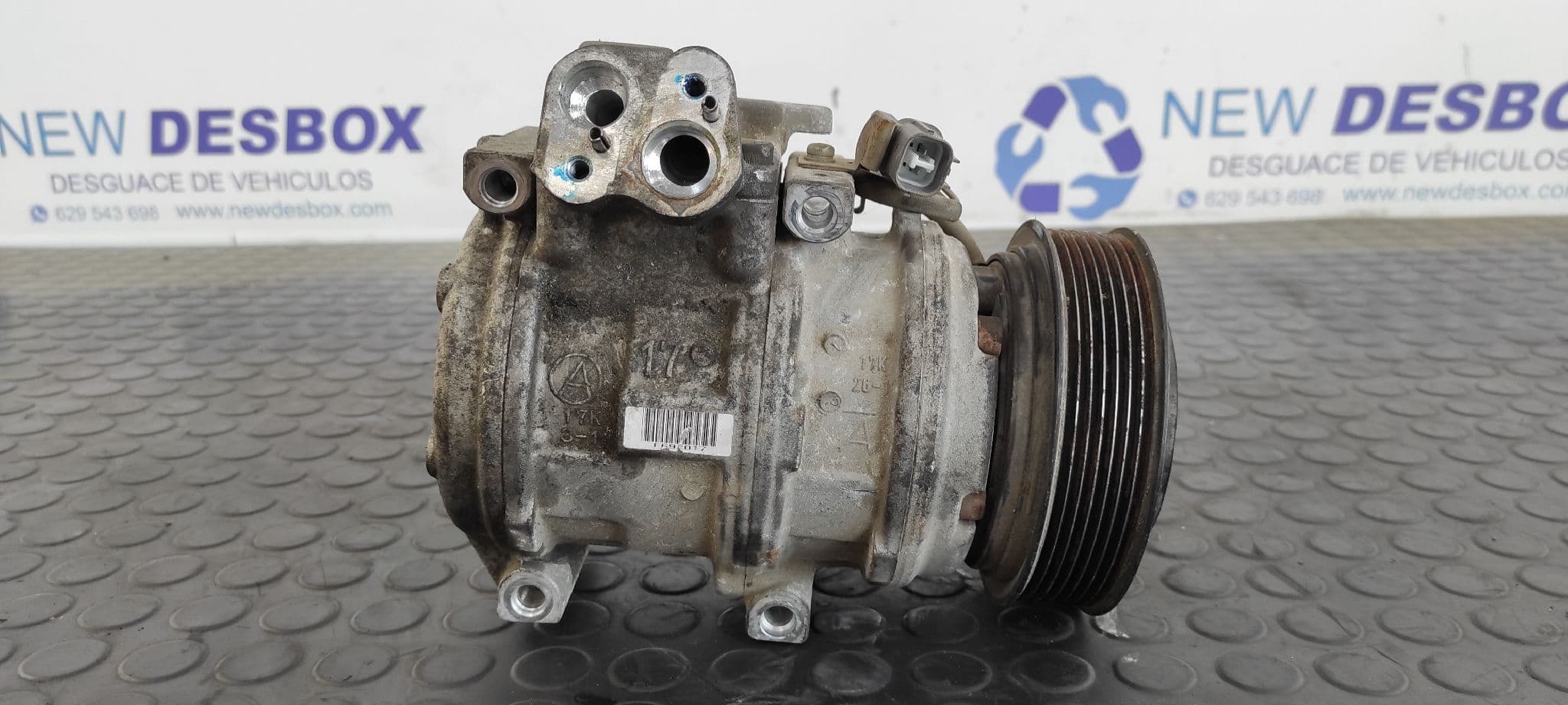 Recambio de COMPRESOR AIRE ACONDICIONADO para LAND ROVER DISCOVERY (LT) 2.5 Turbodiesel 10DP referencia OEM IAM 4472004962   - VERDE 2