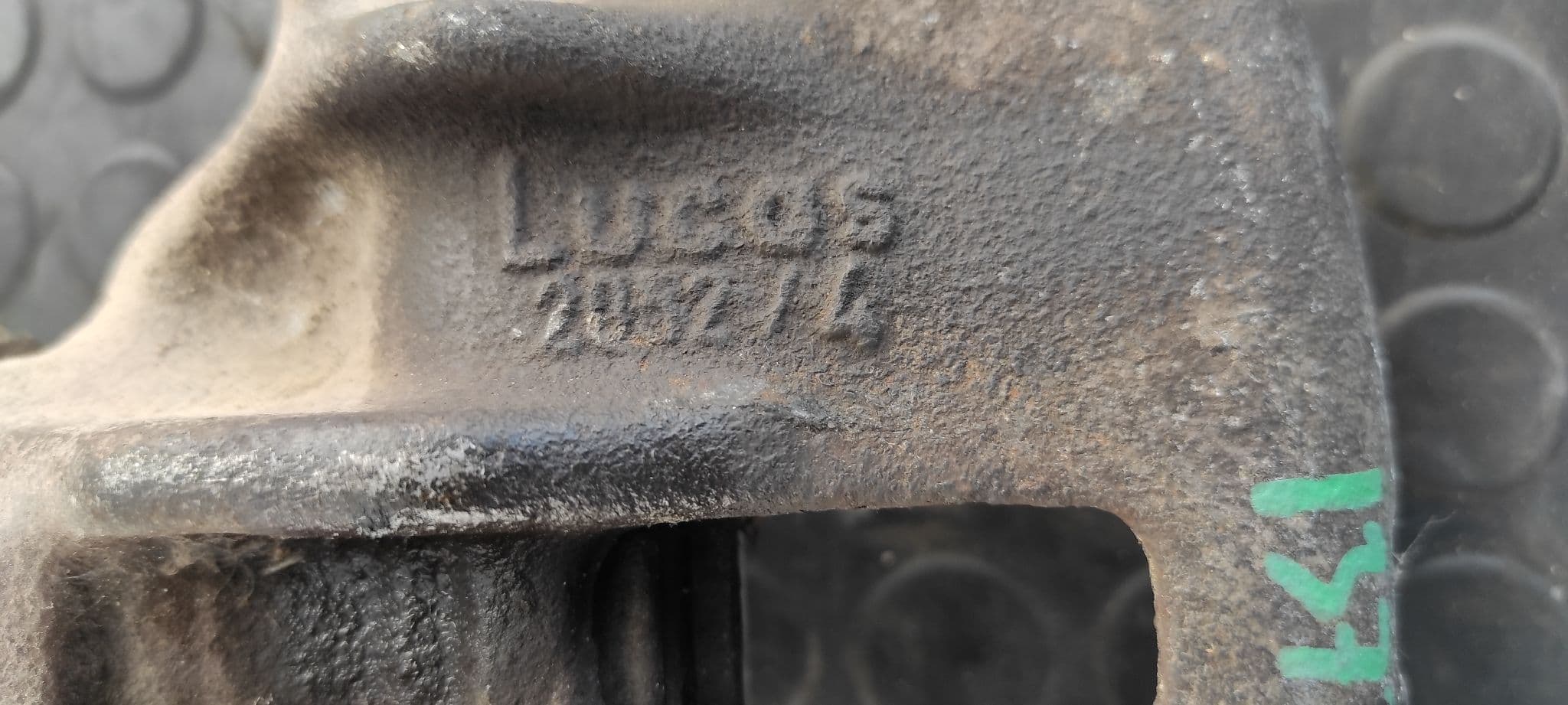 Recambio de PINZA DE FRENO TRASERA DERECHA para LAND ROVER DISCOVERY (LT) 2.5 Turbodiesel 10DP referencia OEM IAM LUCAS 20524   - VERDE 3