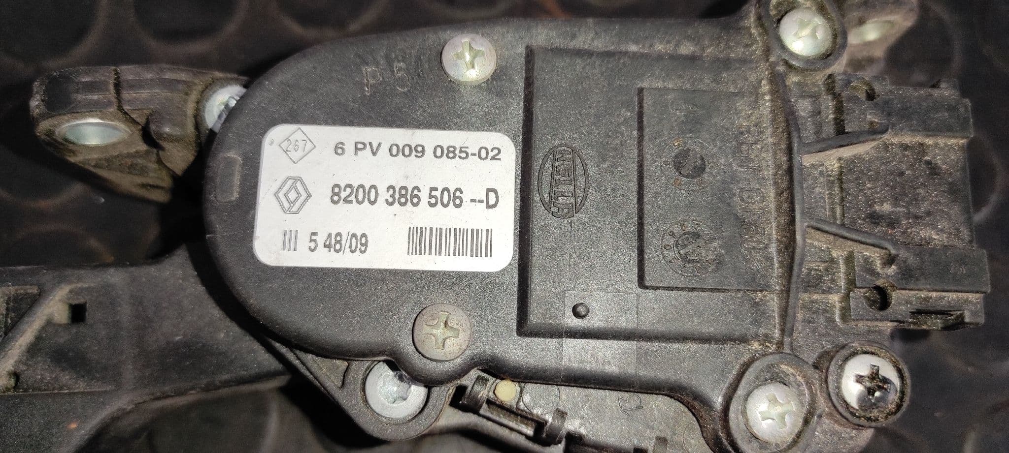 Recambio de POTENCIOMETRO PEDAL para DACIA LOGAN Ambiance Music D4F732 referencia OEM IAM 8200386506D   - 3