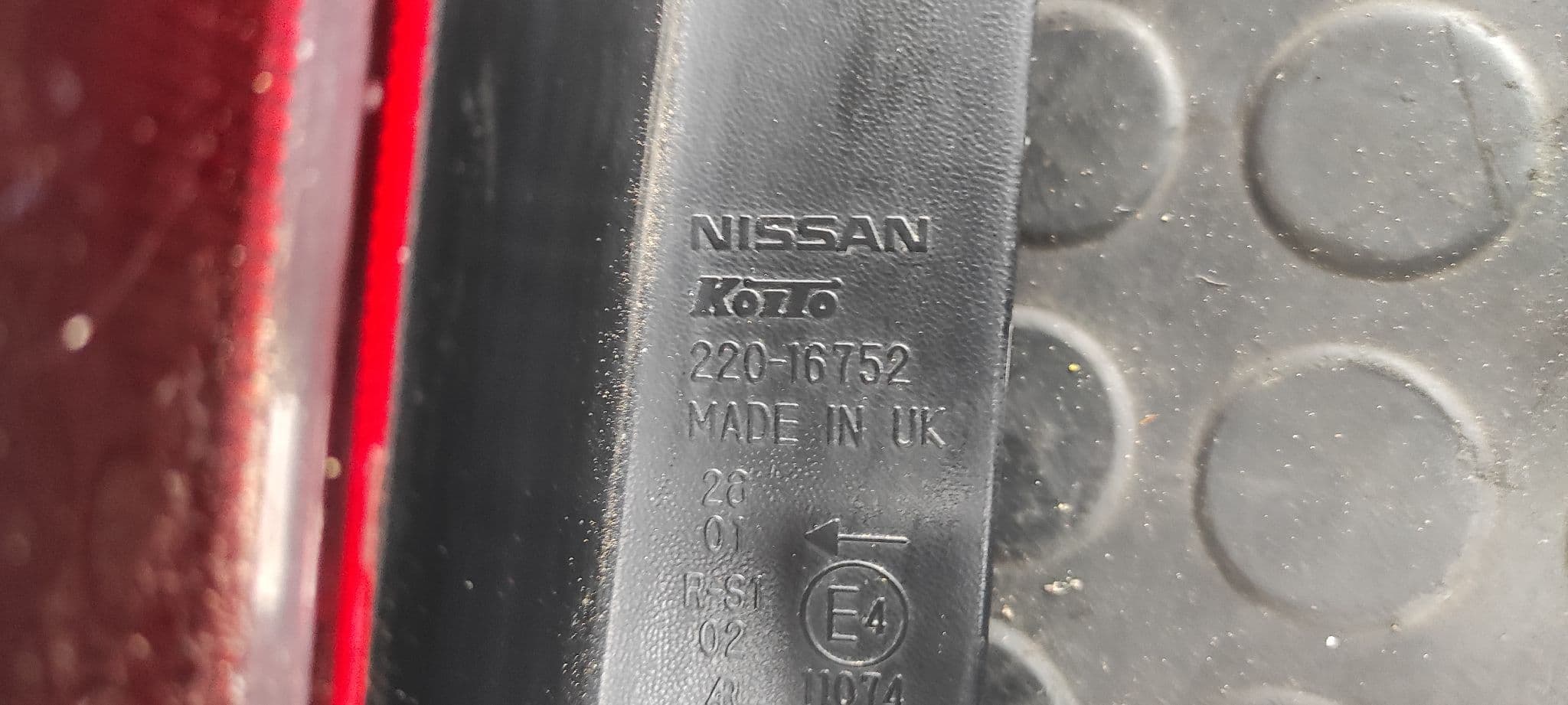 Recambio de PILOTO TRASERO IZQUIERDO para NISSAN NOTE (E11E) Acenta CR14DE referencia OEM IAM 22016752   - DORADO 2