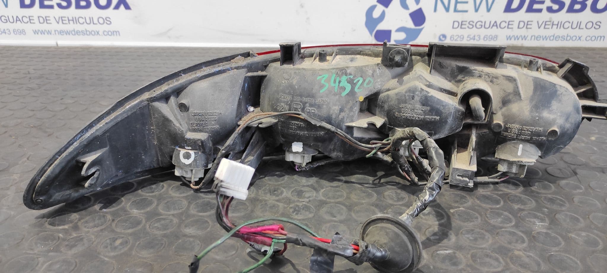 Recambio de PILOTO TRASERO DERECHO para MAZDA MX-3 (EC) 1.6 16V B6 referencia OEM IAM    - BLANCO 3