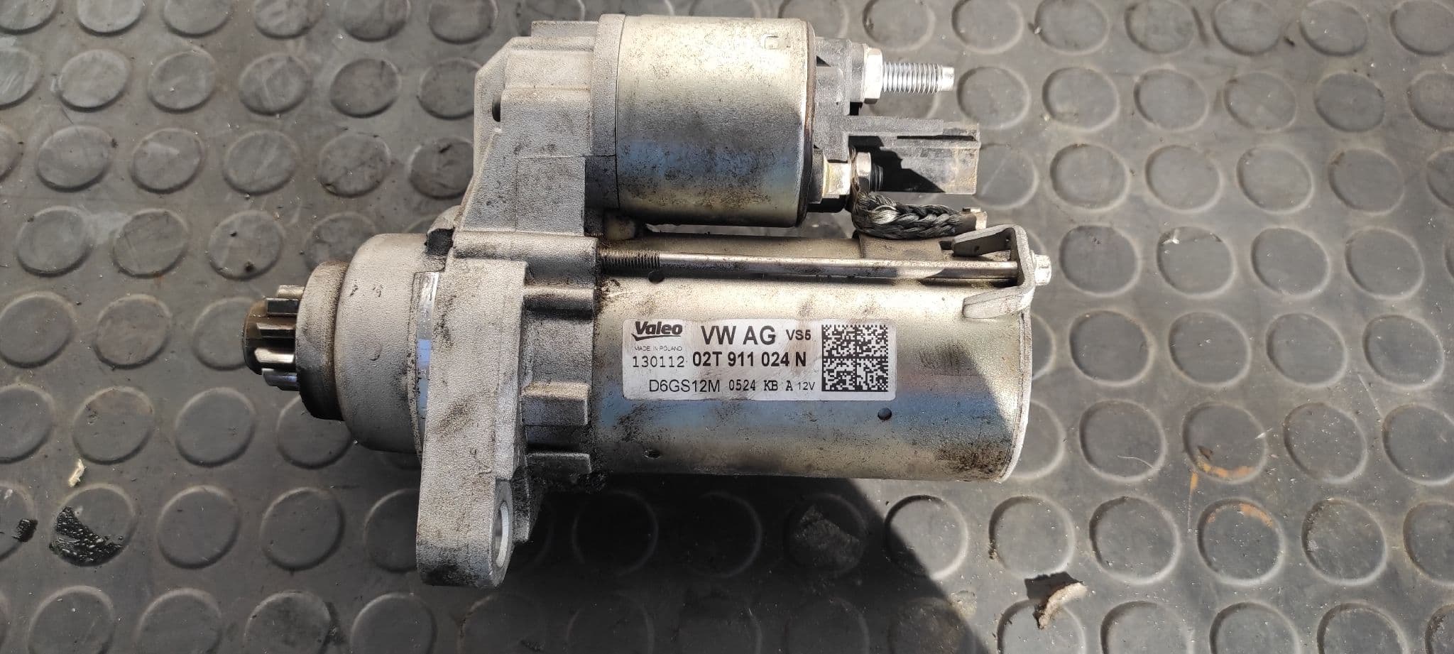 Recambio de MOTOR ARRANQUE para SKODA FABIA (5J2 ) Urban CGPA referencia OEM IAM 02T911024N   - BLANCO 6