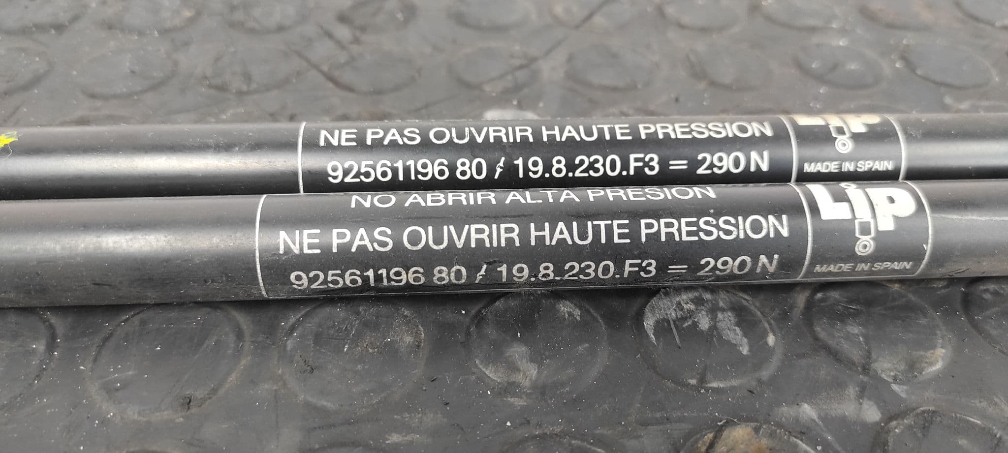 Recambio de AMORTIGUADORES MALETERO / PORTON para PEUGEOT 205 BERLINA referencia OEM IAM 9256119680 2