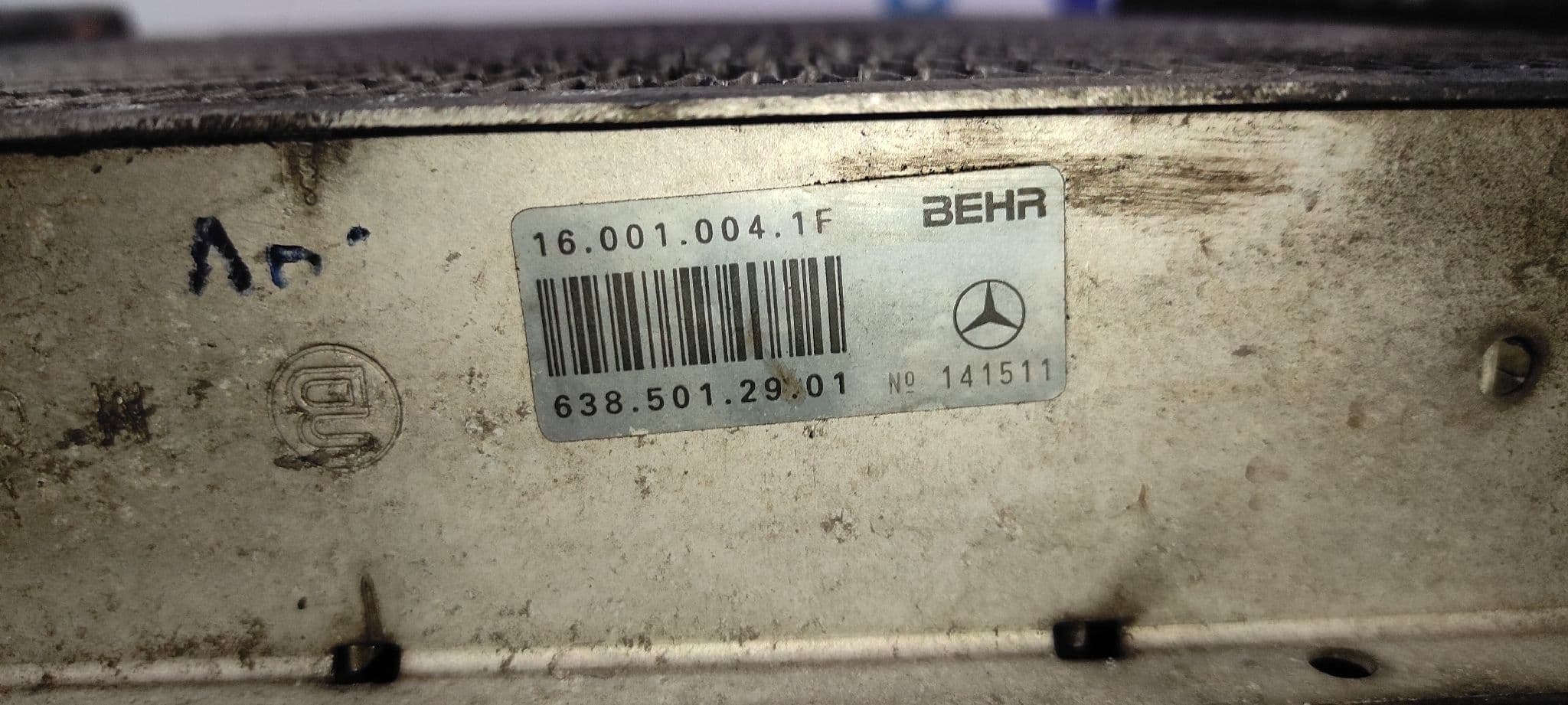 Recambio de INTERCOOLER para MERCEDES-BENZ VITO (W638) COMBI 108 CDI    (638.194) 611980 referencia OEM IAM 6385012901   - BLANCO 6