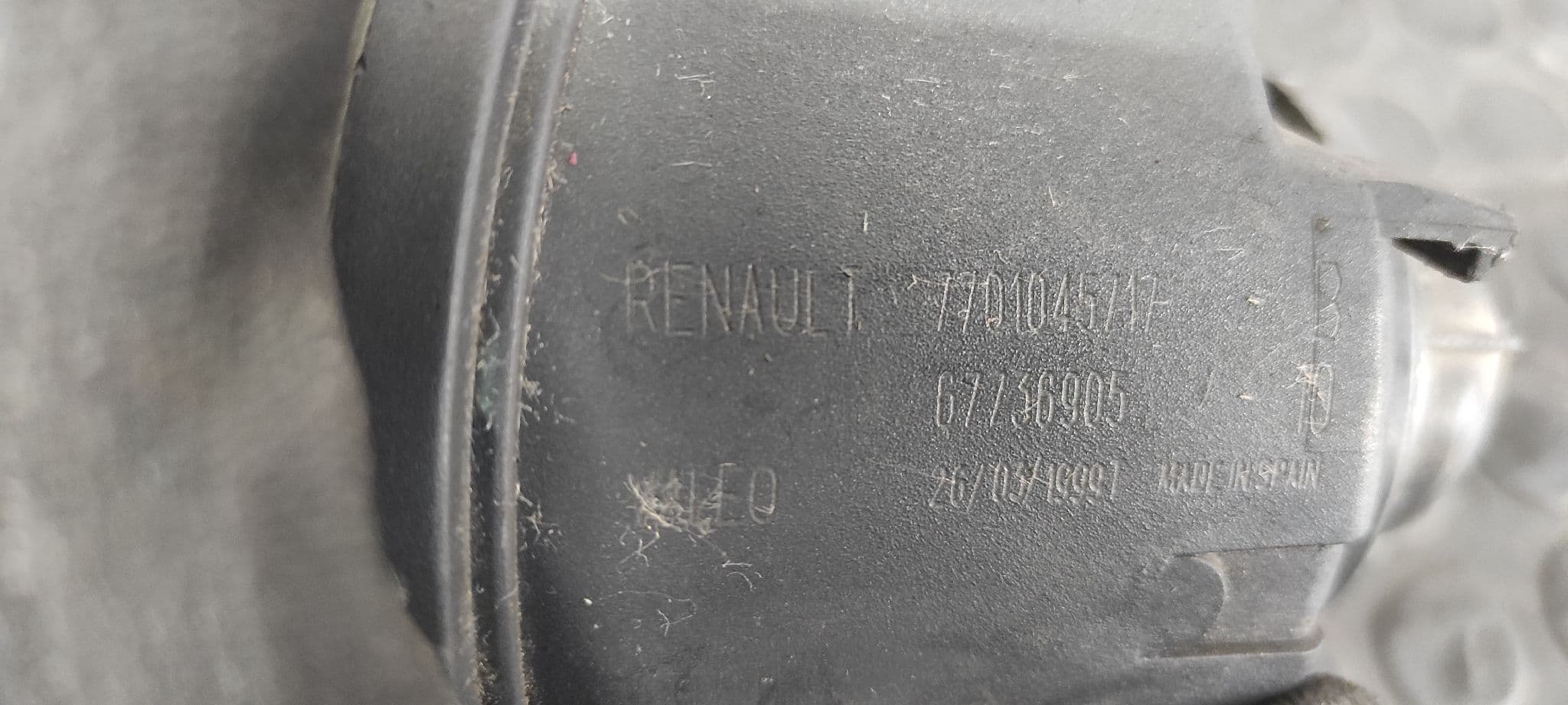 Recambio de FARO ANTINIEBLA DERECHO para RENAULT LAGUNA (B56) 1.8 16V RT F4P760 referencia OEM IAM 7701045717    - BLANCO 3