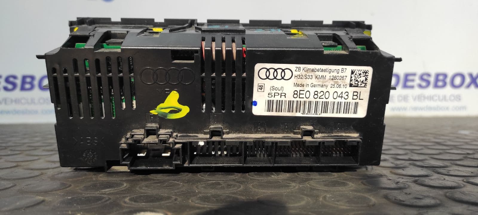 Recambio de MANDO CLIMATIZADOR para SEAT EXEO ST (3R5)(2009>) 2.0 TDI CAGA referencia OEM IAM 8E0820043BL   - NEGRO 6