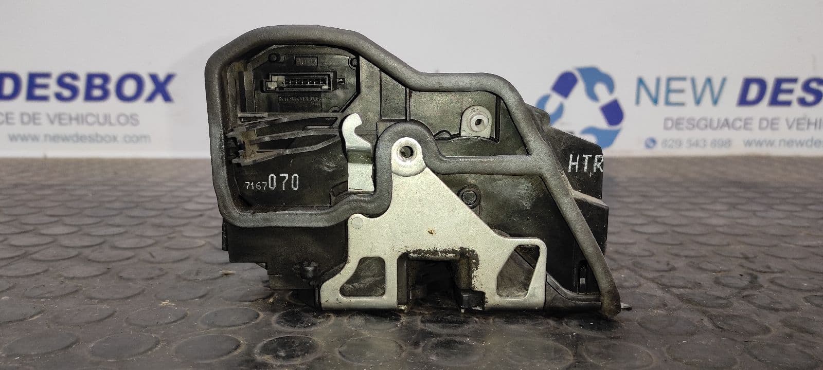 Recambio de CERRADURA PUERTA TRASERA DERECHA para BMW X3 (E83) 2.0 16V Diesel CAT 204D4D referencia OEM IAM 7167070   - NEGRO 3