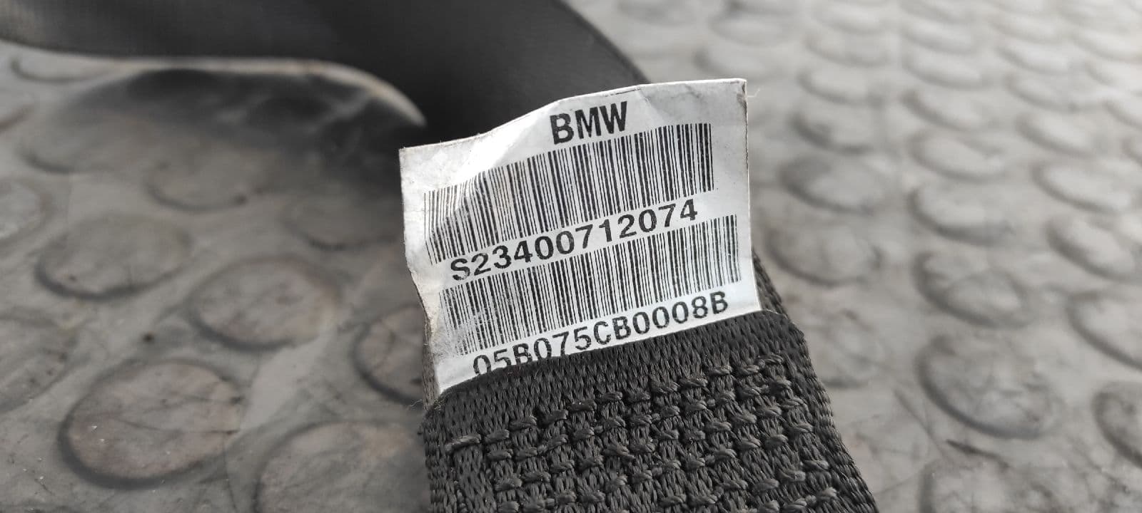 Recambio de CINTURON DELANTERO DERECHO para BMW X3 (E83) 2.0 16V Diesel CAT 204D4D referencia OEM IAM 33048192   - NEGRO 3