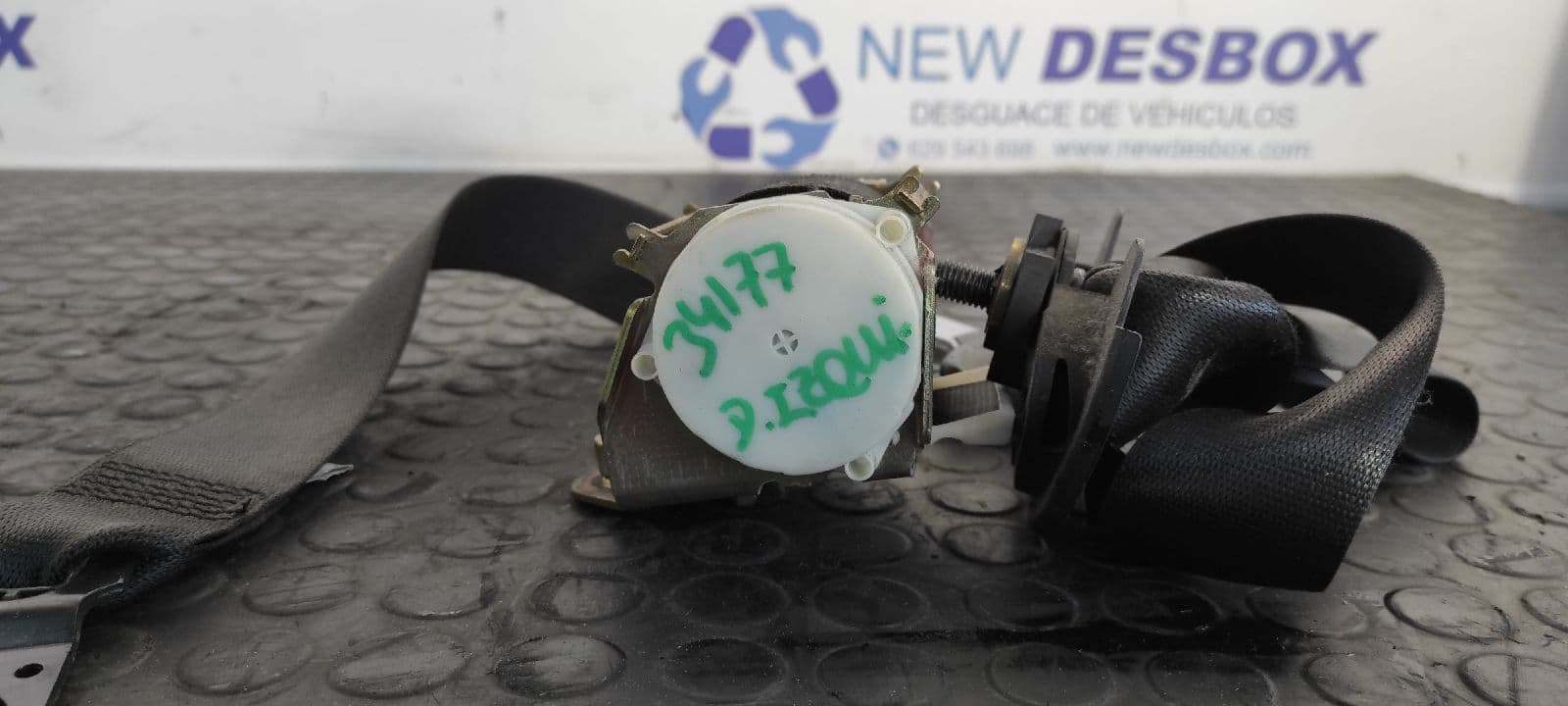 Recambio de CINTURON DELANTERO IZQUIERDO para BMW X3 (E83) 2.0 16V Diesel CAT 204D4D referencia OEM IAM 33017492B   - NEGRO 6
