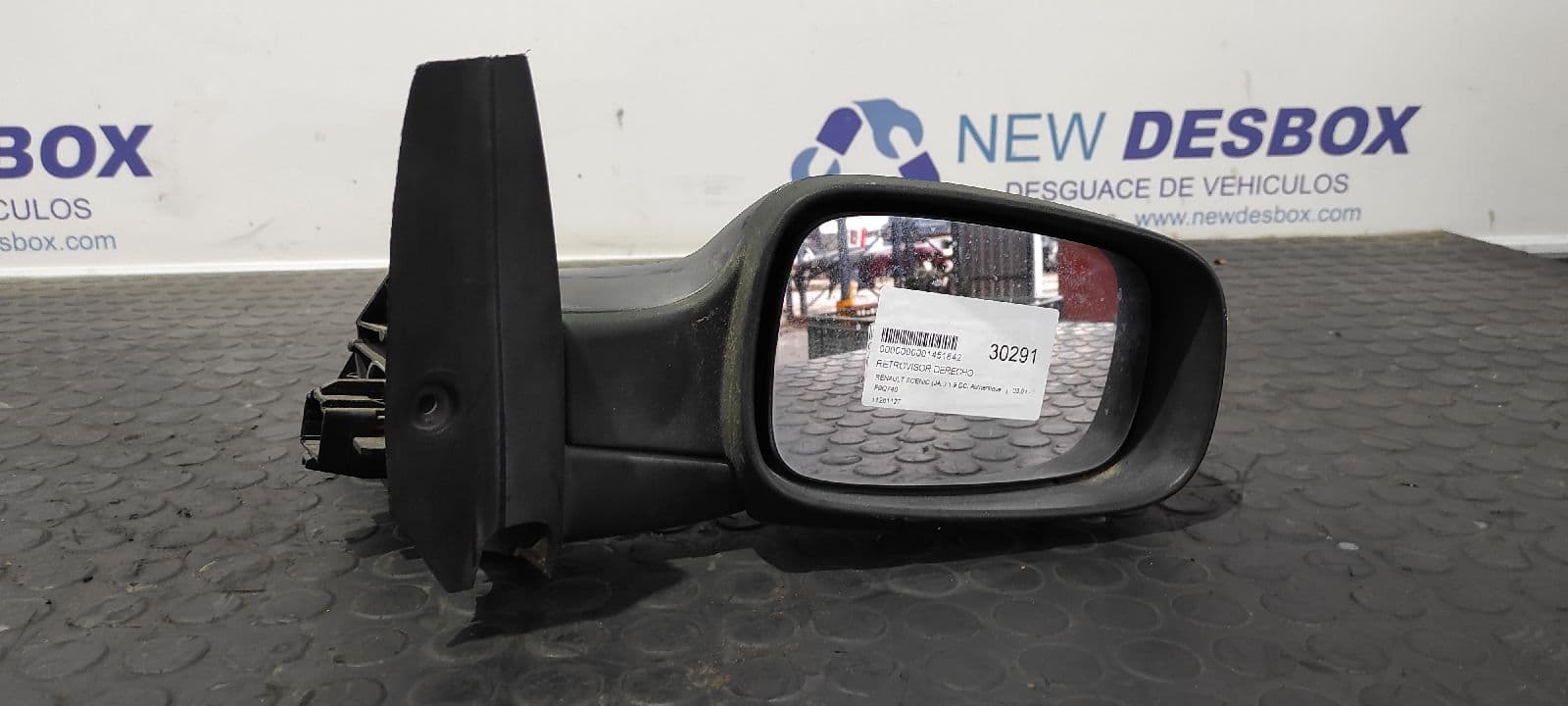 Recambio de RETROVISOR DERECHO para RENAULT SCENIC (JA..) 1.9 DCI Authentique F9Q740 referencia OEM IAM 11261127   - GRIS