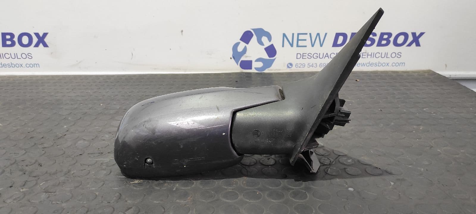 Recambio de RETROVISOR DERECHO para RENAULT SCENIC (JA..) 1.9 DCI Authentique F9Q740 referencia OEM IAM 11261127   - GRIS 2