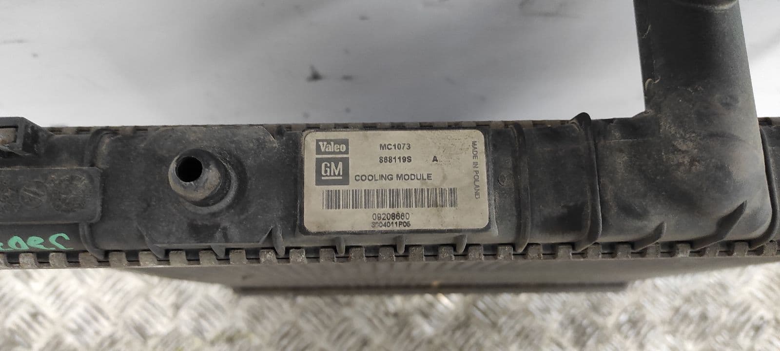 Recambio de RADIADOR AGUA para OPEL AGILA 1.2 16V CAT (Z 12 XE / LW4) Z12XE referencia OEM IAM 868119S   - PLATA 3