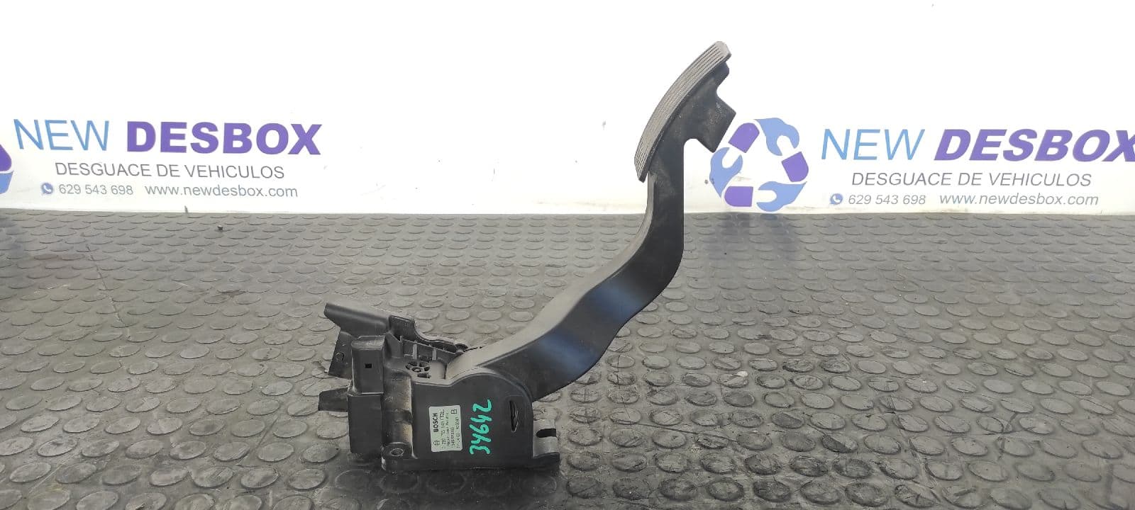 Recambio de POTENCIOMETRO PEDAL para PEUGEOT BOXER CAJA ABIERTA (BAT. 4035)(333/335)(2007 =>) HDi (335) 4HU referencia OEM IAM 1349820080   - BLANCO 2