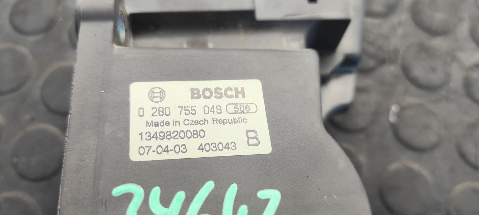 Recambio de POTENCIOMETRO PEDAL para PEUGEOT BOXER CAJA ABIERTA (BAT. 4035)(333/335)(2007 =>) HDi (335) 4HU referencia OEM IAM 1349820080   - BLANCO 6