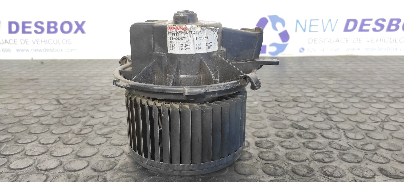 Recambio de MOTOR CALEFACCION para PEUGEOT BOXER CAJA ABIERTA (BAT. 4035)(333/335)(2007 =>) HDi (335) 4HU referencia OEM IAM 5E1630100   - BLANCO 4