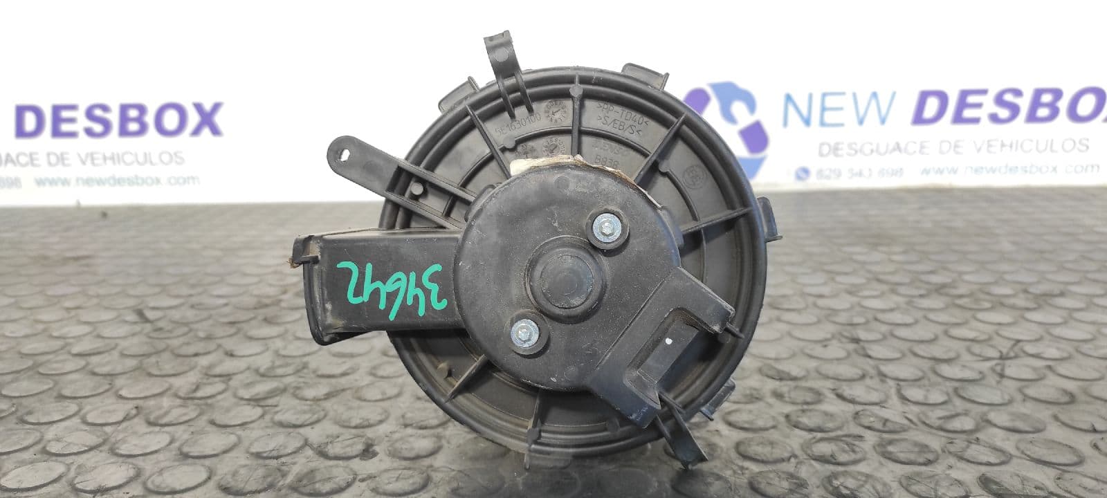 Recambio de MOTOR CALEFACCION para PEUGEOT BOXER CAJA ABIERTA (BAT. 4035)(333/335)(2007 =>) HDi (335) 4HU referencia OEM IAM 5E1630100   - BLANCO 3