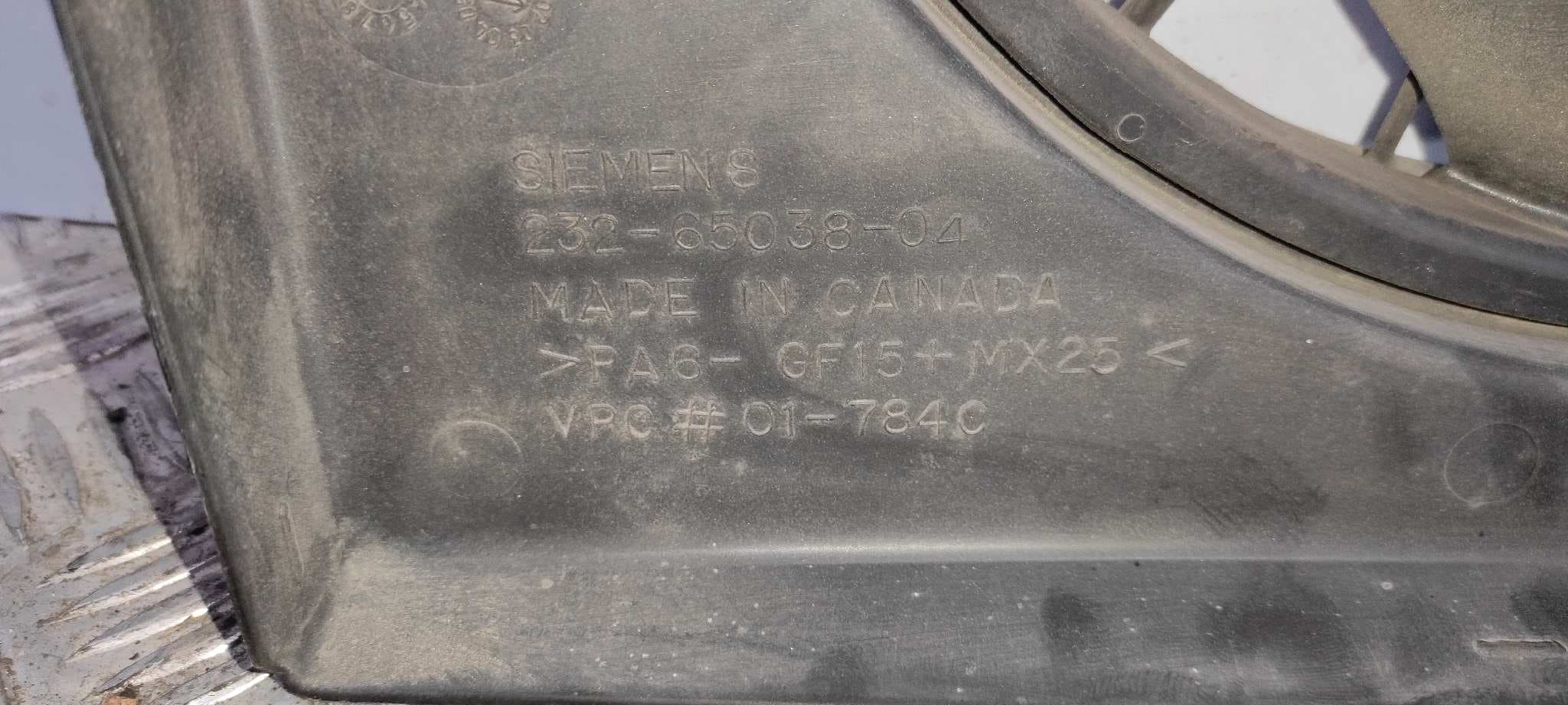 Recambio de ELECTROVENTILADOR para CHRYSLER VOYAGER (RG) 3.3 V6 CAT EGA referencia OEM IAM 04809170AE   - AZUL 4