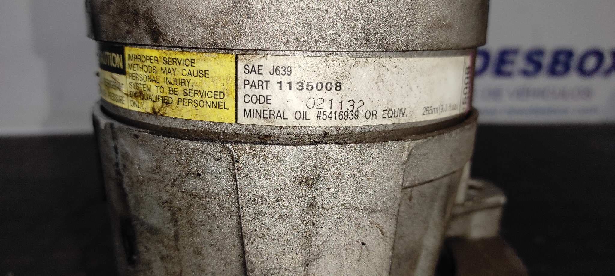 Recambio de COMPRESOR AIRE ACONDICIONADO para OPEL CALIBRA 2.0 C20NE referencia OEM IAM 1135008   - GRIS 2