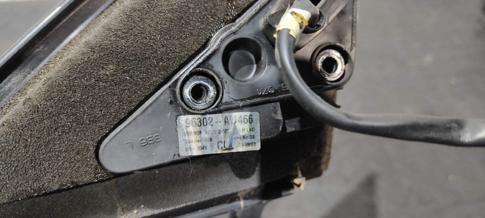 Recambio de RETROVISOR IZQUIERDO para NISSAN PRIMERA BERLINA (P12) Acenta GA16DE referencia OEM IAM 96302AU466   - DORADO 7