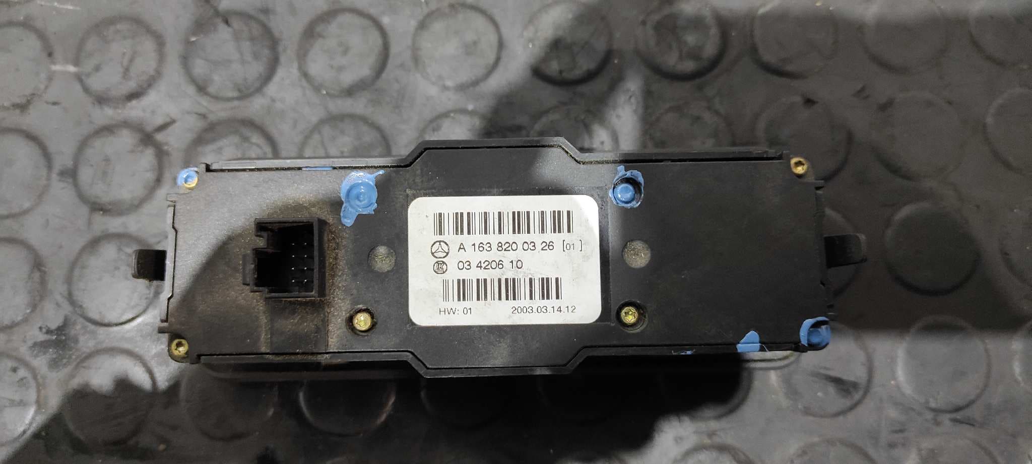 Recambio de MANDO MULTIFUNCION para MERCEDES-BENZ CLASE M (W163) 2.7 CDI 20V CAT OM612963 referencia OEM IAM A1638200326   - GRIS 5