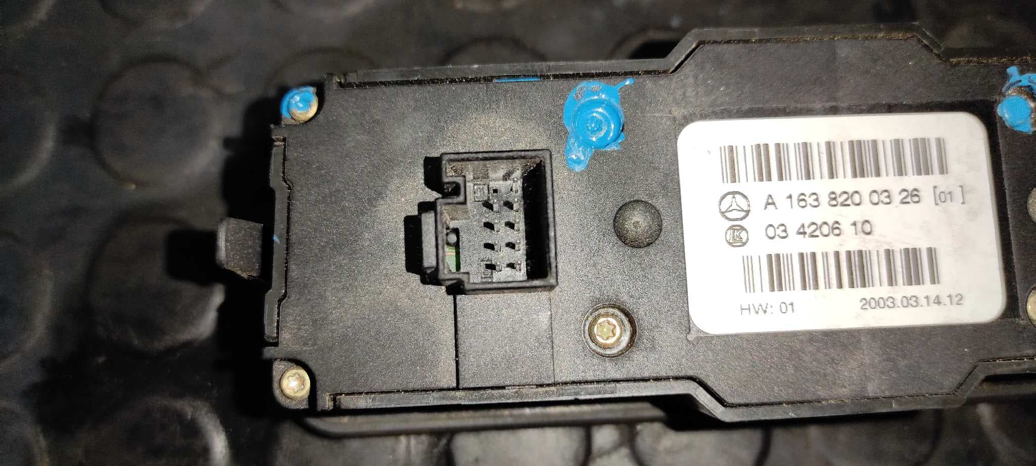Recambio de MANDO MULTIFUNCION para MERCEDES-BENZ CLASE M (W163) 2.7 CDI 20V CAT OM612963 referencia OEM IAM A1638200326   - GRIS 4