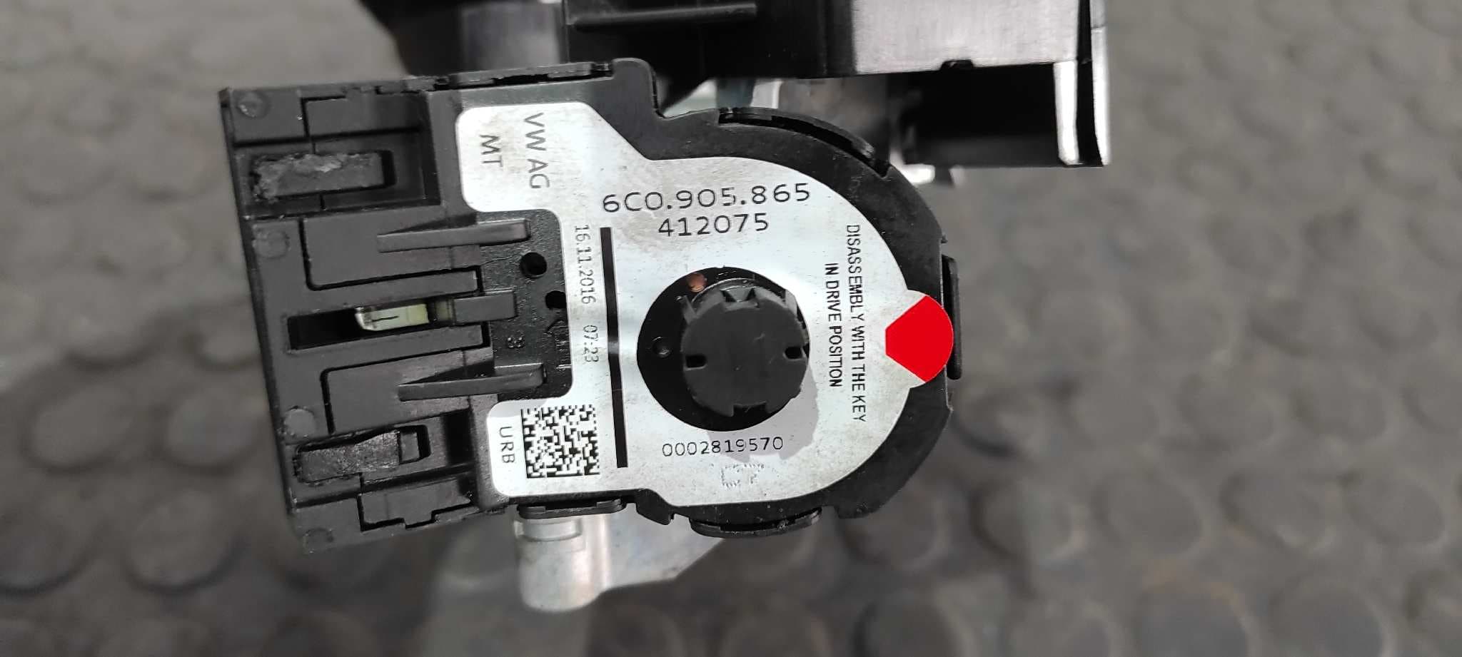 Recambio de CONMUTADOR DE ARRANQUE para SEAT IBIZA SC (6P5) CUT referencia OEM IAM 6C0905865   - BLANCO 6