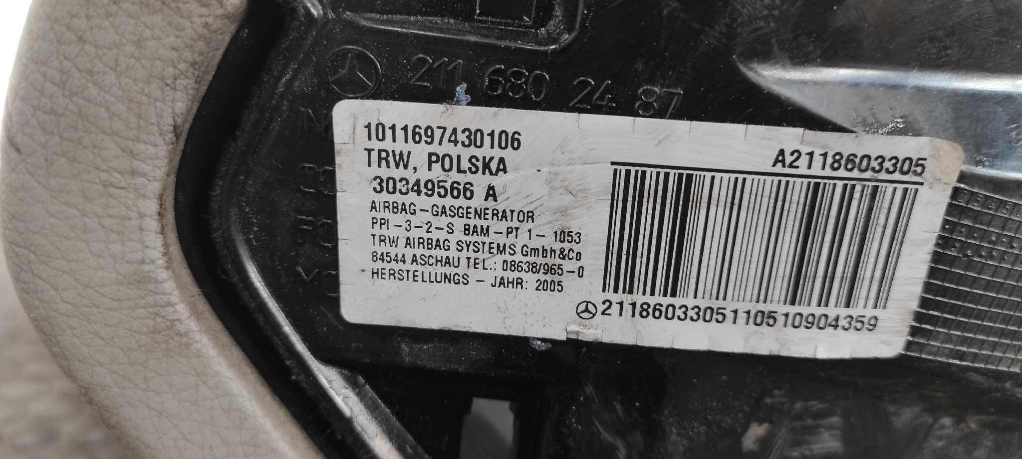 Recambio de GUANTERA para MERCEDES-BENZ CLASE E (W211) BERLINA E 270 CDI (211.016) OM647961 referencia OEM IAM 2116802487   - AZUL 8