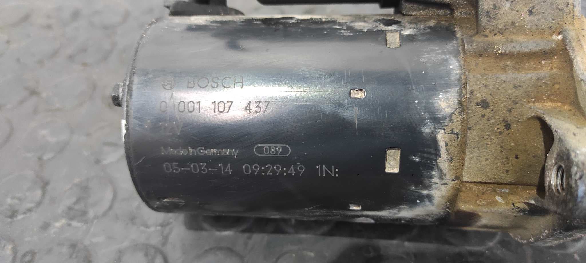 Recambio de MOTOR ARRANQUE para OPEL MERIVA Z13DT referencia OEM IAM 0001107437   - NEGRO 4