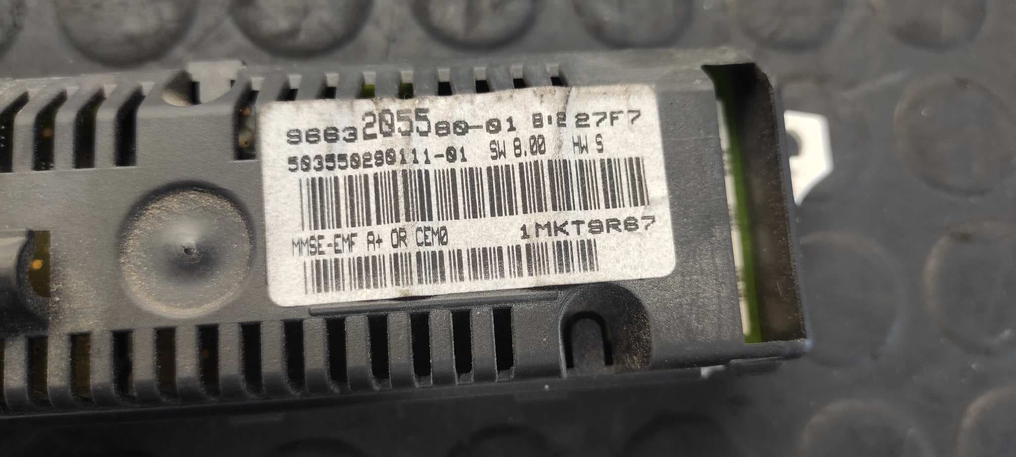 Recambio de PANTALLA MULTIFUNCION para PEUGEOT 207 KFVTU3A referencia OEM IAM 9663205580   - NEGRO 6