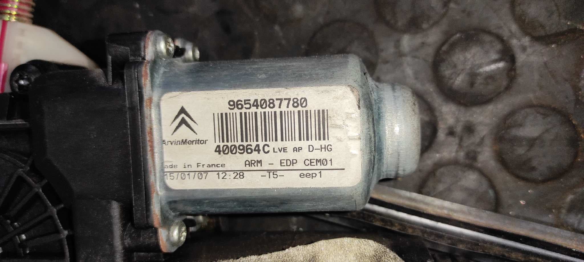 Recambio de ELEVALUNAS DELANTERO DERECHO para CITROEN C4 GRAND PICASSO RHJDW10BTED4 referencia OEM IAM 9654087780   - MARRON 8