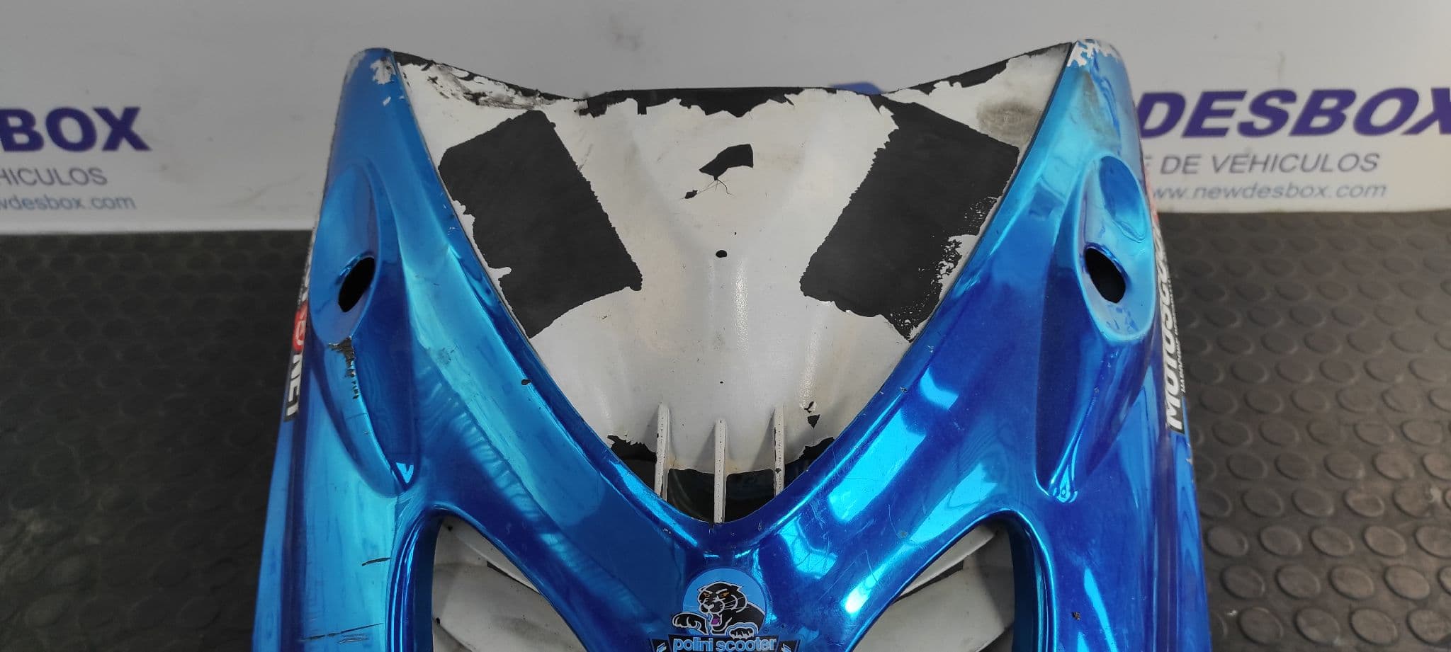 Recambio de PANEL FRONTAL para YAMAHA AEROX 50 AeroxR Race Replica 5AD referencia OEM IAM 5BRF837N   - AZUL 6