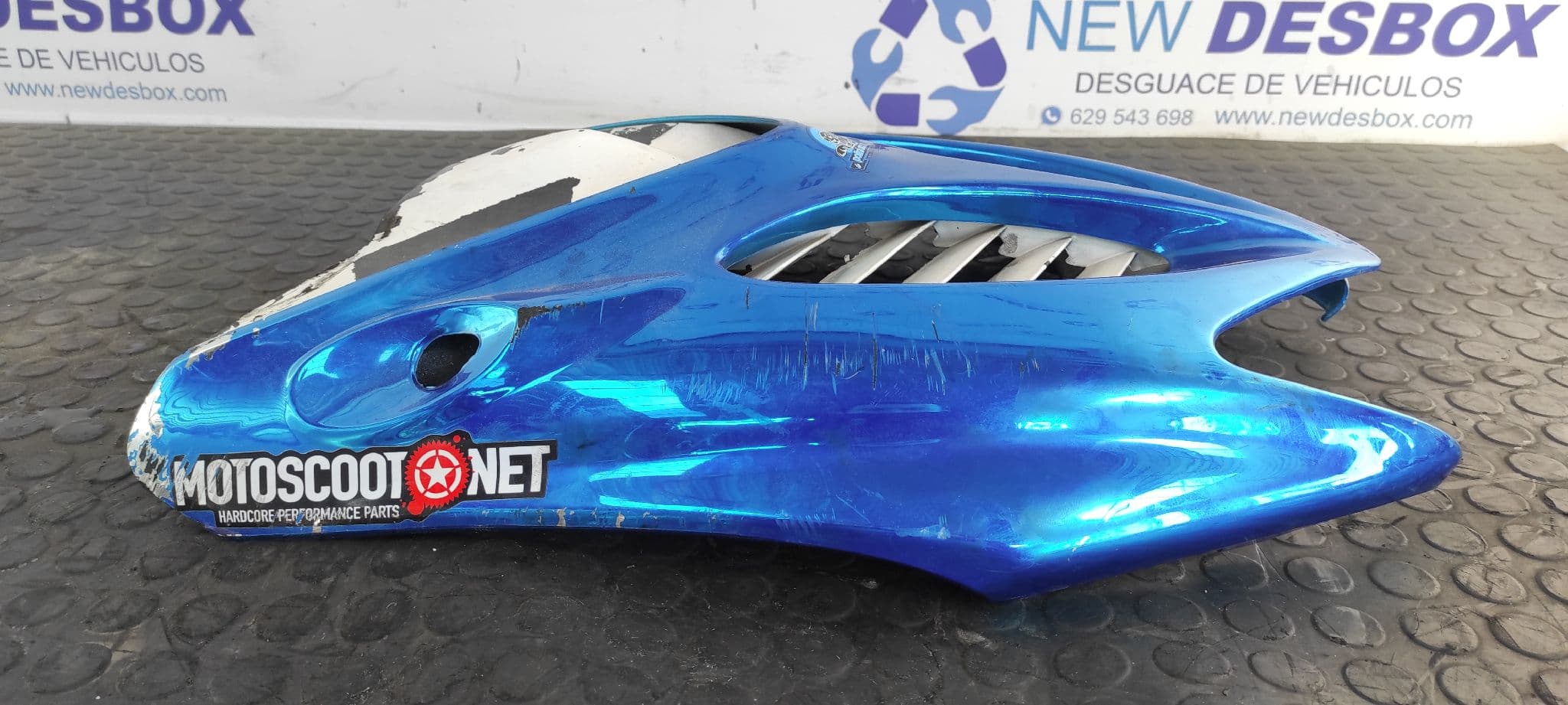 Recambio de PANEL FRONTAL para YAMAHA AEROX 50 AeroxR Race Replica 5AD referencia OEM IAM 5BRF837N   - AZUL 4